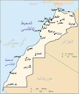 خريطة المغرب كاملة , تعرف على مناطق المغرب كلها