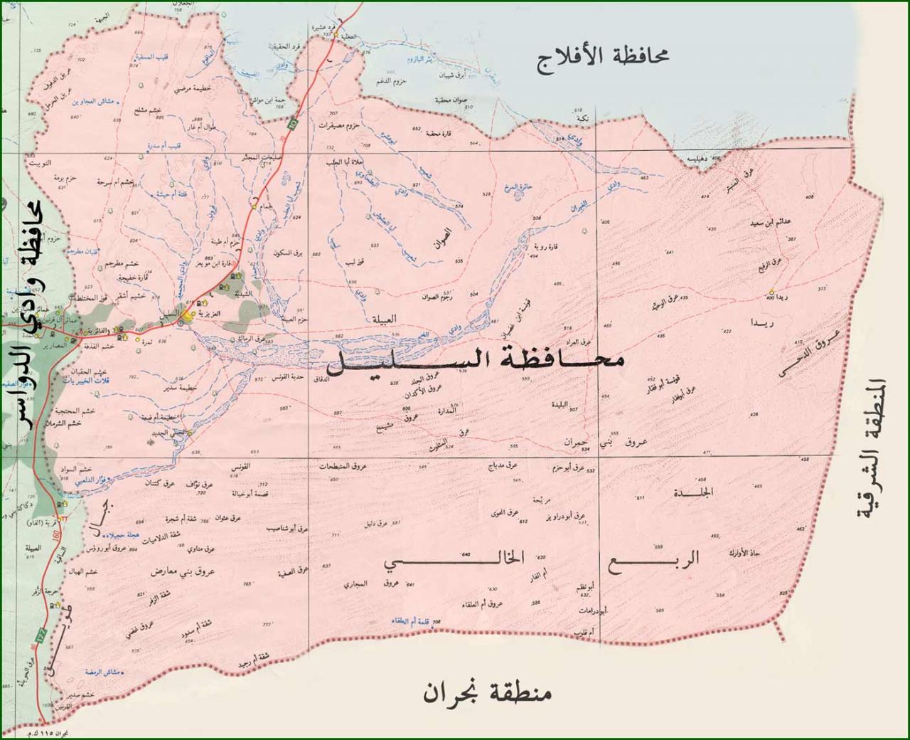 خريطة وادي الدواسر - تعرف على وادي الدواسر بخريطة تفصيلية 2846 1