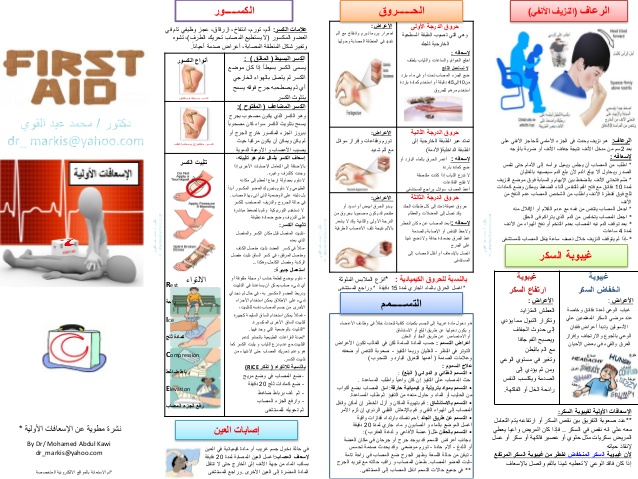 ضرورة وجودها فى كل بيت - مطوية عن الاسعافات الاولية 1782 5