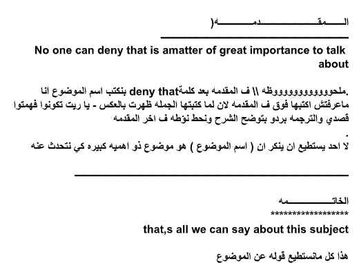 مقدمة برجراف انجليزى - كلمات مهمه جدا يجب ان تعرفها 650 1