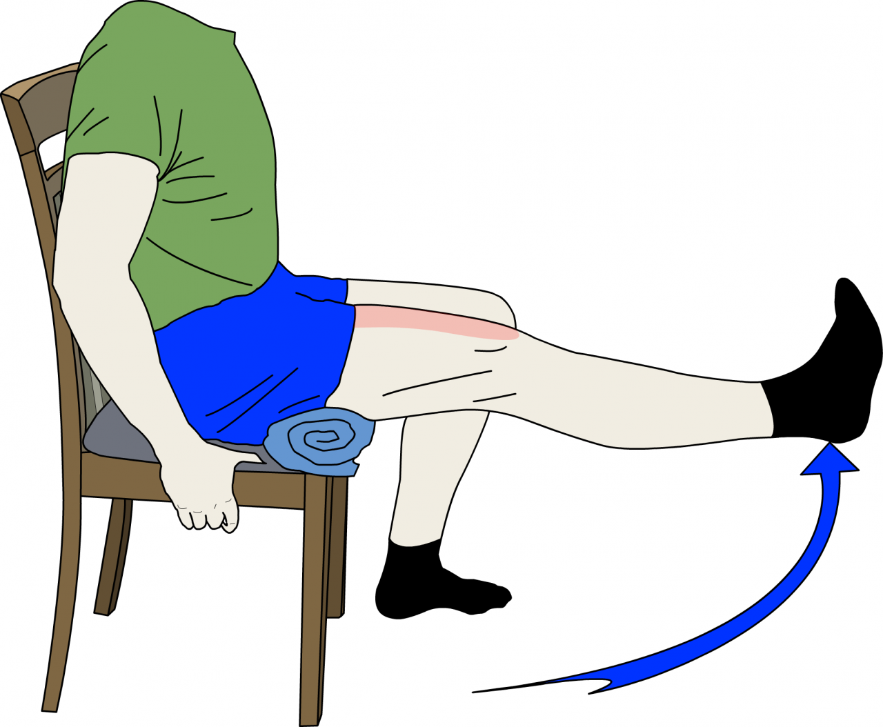 Боли в суставах пояснице. Упражнения для спины на стуле. Боль в колене. Нога на ногу позвоночник. Иллюстрация больного колена.